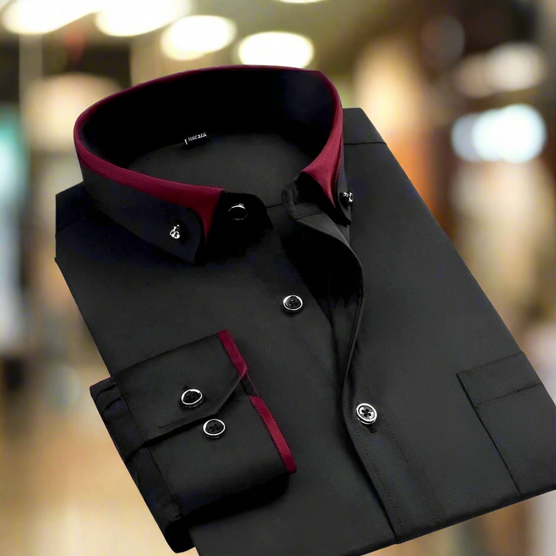 Camicia a Manica Lunga con Bottoni
