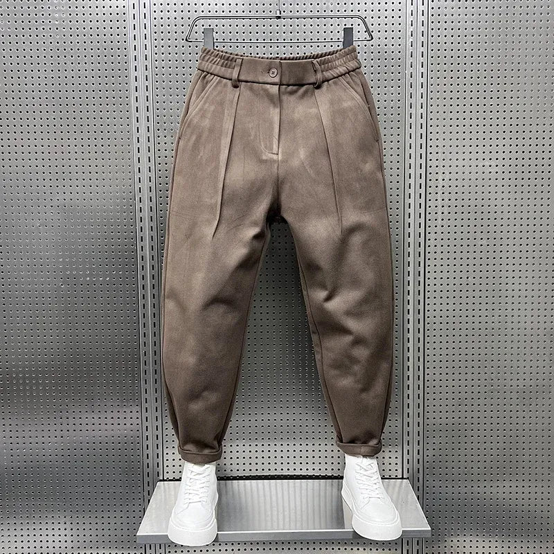 VELLINI Pantaloni Spazzolati