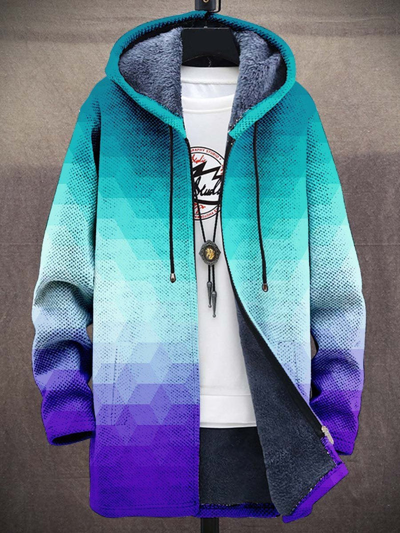 Pietro | Cardigan con cappuccio artistico